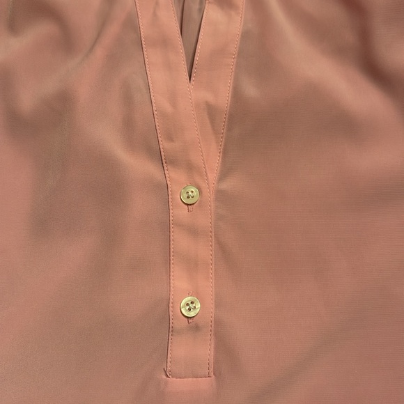 J Crew Factory women’s Sleeveless V-neck popover top pink Size XS NWT - Picture 4 of 5